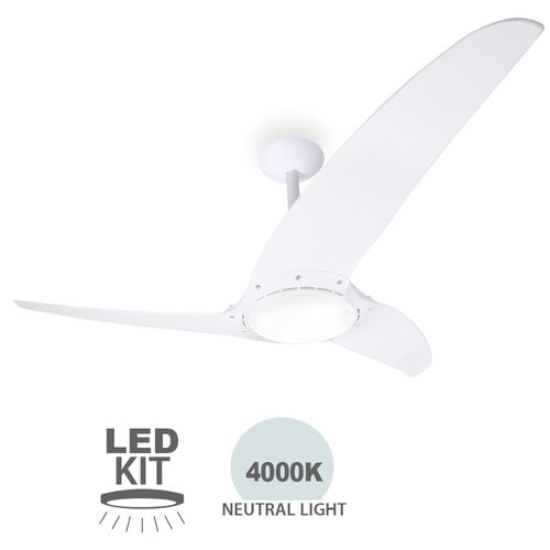 SPIRIT Neevo3 White 43 inches Ceiling Fan with LED Kit and Remote Control