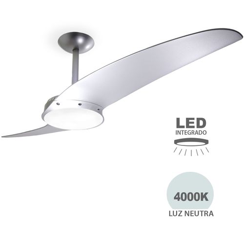 SPIRIT Neevo2 Silver 43 inches Ceiling Fan with LED Kit and Remote Control