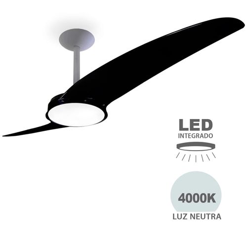 SPIRIT Neevo2 Black 43 inches Ceiling Fan with LED Kit and Remote Control