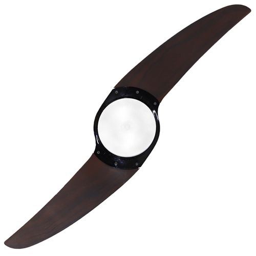 SPIRIT Neevo2 Wood Black Tobacco 43 inches Ceiling Fan with LED Kit and Remote Control